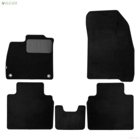 Коврики салона текстильные Premium для Honda Accord (2023-2025) 5 шт. № KLEVER0301803822110kh