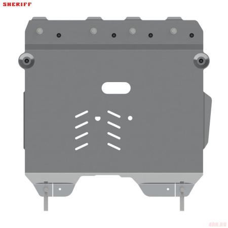 Защита картера и КПП для Ford Explorer Sport Установка совместно со штатной защитой (2017-2019) № 08.3420 V1