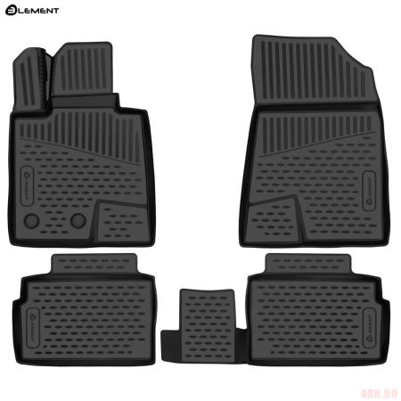 Коврики салона 3D для Changan UNI-V (2022-2025) 4 шт. № ELEMENT3DA67473210k