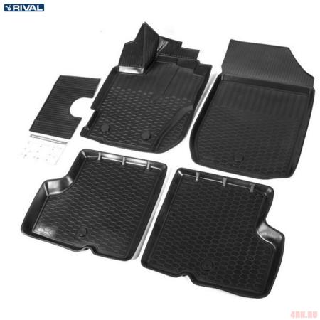 Коврики салона Rival для Renault Kaptur (2016-2023) № 14707001