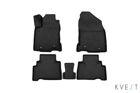 Коврики в салон 3D Kvest для Lexus NX (2014-2021) № KVESTLEX00003K