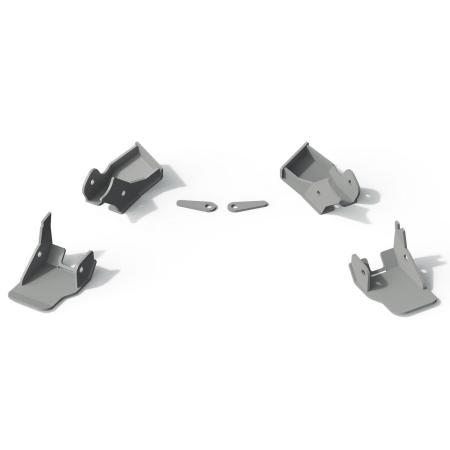 Защита креплений рычагов для Jeep Wrangler 4WD (2017-2025) 4 части № 2333.2749.1.6