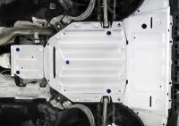 Защита двигателя, КПП и раздаточной коробки для Audi Q8 (2018-2025) 3 части № K333.0348.1