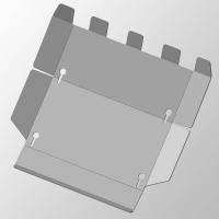 Защита двигателя для Volkswagen Amarok (2015-2021) № ZKTCC00212