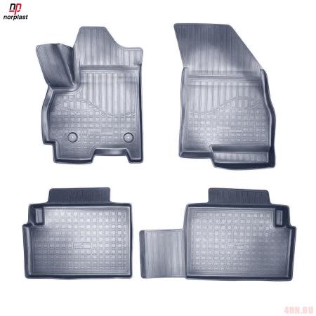 Коврики салона 3D для Chery Tiggo 7 (2017-2020) серые № NPA11-C11-740-G