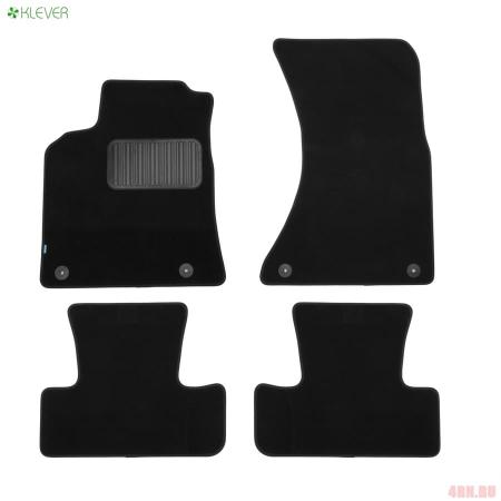Коврики салона Klever текстильные Premium для AUDI Q5 АКПП (2008-2016) № KLEVER03041522110kh