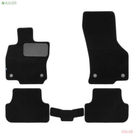 Коврики салона Klever текстильные Premium для Volkswagen Golf 7 хэтчбек (2013-2016) № KLEVER03514422110kh