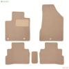 Коврики салона Klever текстильные Premium для Nissan Murano (2016-2022) 5 шт. бежевые № KLEVER04365822112kh