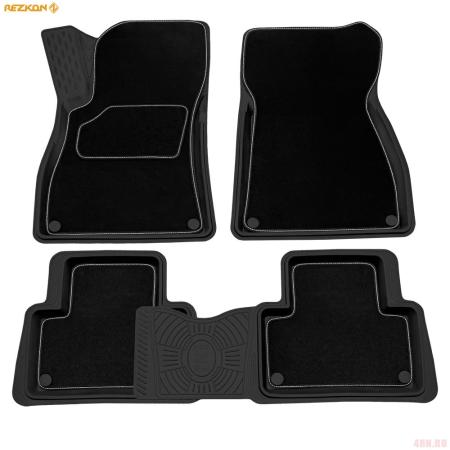 Коврики салона Rezkon Transformer резиновые для Nissan Juke (2011-2019) № 3025010100