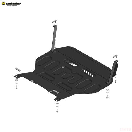 Защита картера и КПП для Livan X3 Pro FWD (2022-2025) № 74701
