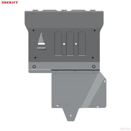 Защита картера и КПП для Mercedes V-Class (2014-2025) № 13.4563