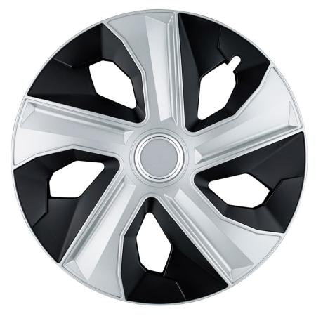 Колпаки Jestic R16 Luna Ring Mix черные, 4 шт. № 16-081-RING-MIX