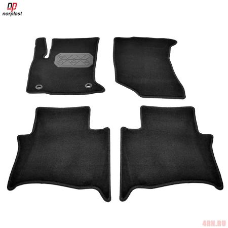 Коврики салона Norplast текстильные для Toyota Fortuner (2015-2025) 5 мест № NPA10-VTe880-230