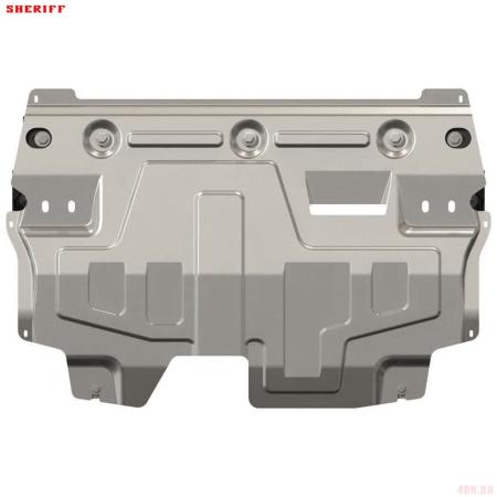 Защита картера и КПП для Volkswagen Polo седан (2010-2020) № 26.2419 V1