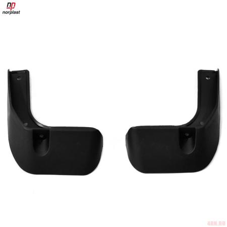 Брызговики задние для Kia Rio седан (2020-2023) (под штатный крепеж) № NP00-LdBr-43-53B