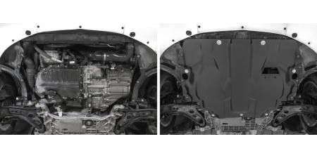 Защита картера и КПП для Volkswagen Caddy (2004-2015) № AM.5107.1