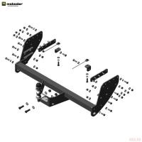 Фаркоп для Fiat Fullback (2016-2024) № 91301-FE