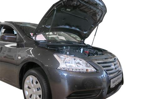 упоры капота для nissan sentra vii b17 (2014-2017) 2 шт. № unisen021