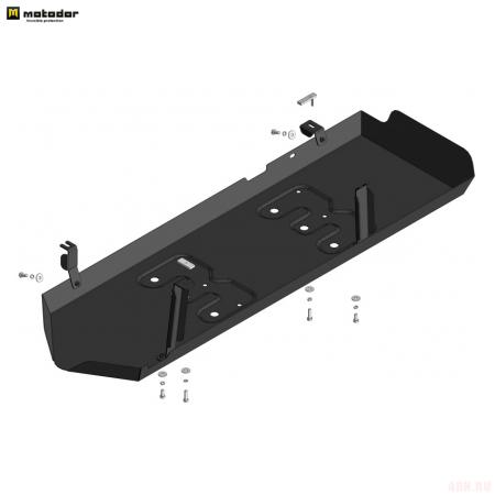 Защита топливного бака для Tank 400 (2023-2025) № 73106