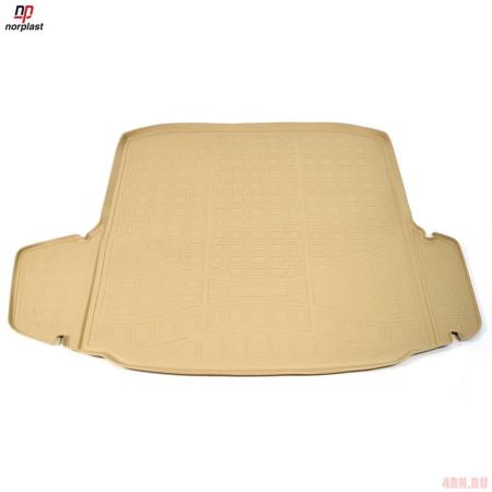 Коврик в багажник Norplast бежевый для Skoda Octavia A7 хэтчбек (2013-2020) № NPA00-T81-400-B