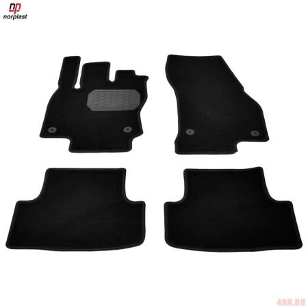 Коврики салона текстильные Norplast для Skoda Karoq (2018-2025) № NPA10-VTe810-220