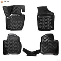 Коврики салона (3D с подпятником) для Skoda Rapid (2020-2023) с высоким бортом № ACM-PS-94