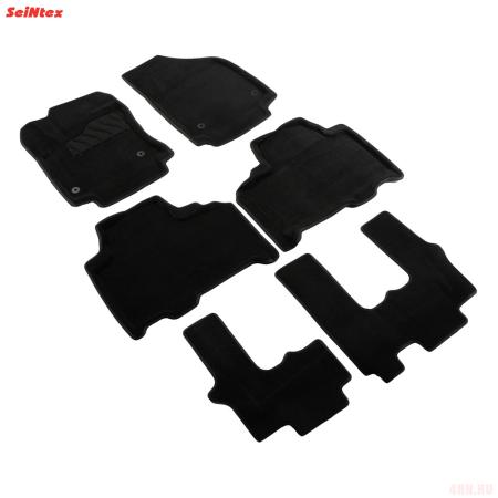 Коврики салона 3D текстильные для Geely Okavango (2020-2025) 7 мест. № 318512