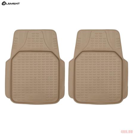 Коврики салона универсальные Lider, бежевые 2 шт. № NLC.00.00.212f