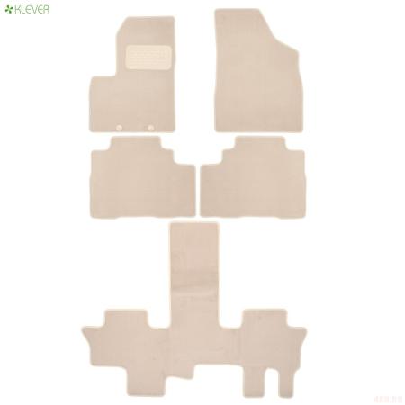Коврики салона текстильные Premium для Forthing Yacht (2023-2024) 5 шт. бежевые № KLEVER0413700122112kh