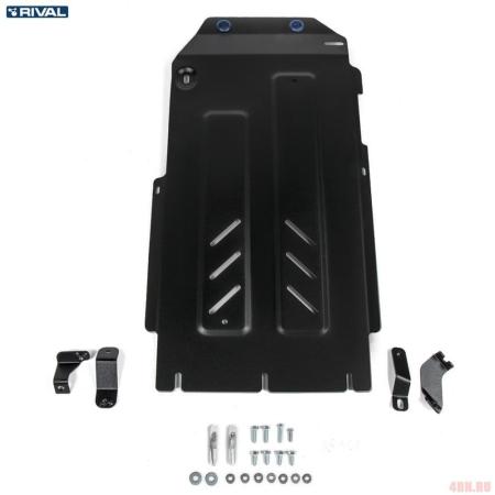 Защита КПП и раздаточной коробки для Kia Stinger 4WD (2018-2023) № 111.2844.1