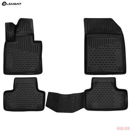 Коврики в салон 3D Element для Volvo XC60 (2017-2025) № ELEMENT3D5017210k