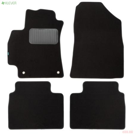 Коврики салона текстильные Premium для Hyundai Elantra седан (2021-2025) № KLEVER0302007022110kh