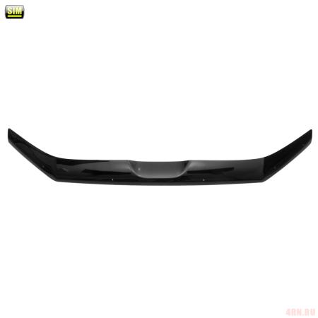 Дефлектор капота для Toyota Land Cruiser Prado 150 (2017-2025) (Logo mini) № STOLCP1712Lm