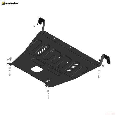 Защита картера и КПП для Renault Samsung XM3 (2020-2024) № 71711