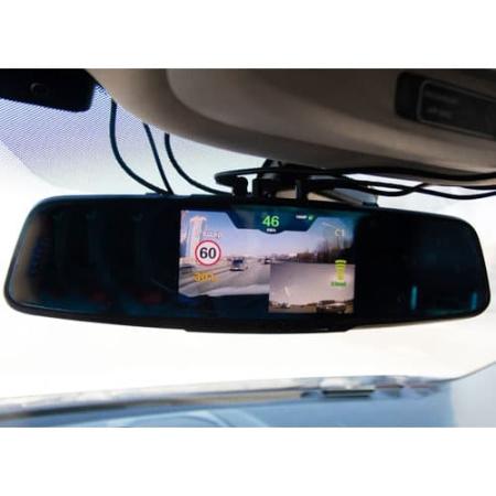 Зеркало с видеорегистратором + антирадар +GPS +выносная камера VIZANT 751 GPS