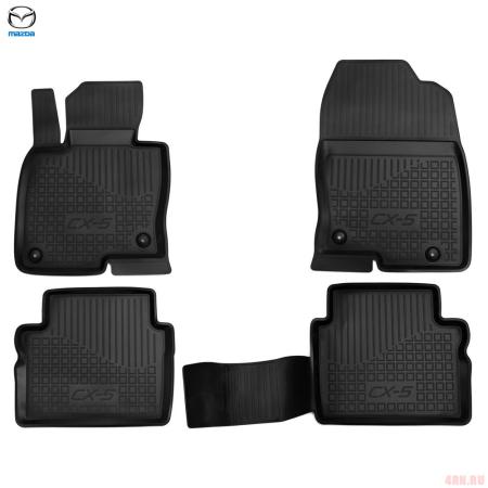 Коврики салона оригинальные для Mazda CX-5 (2017-2025) № 8300-77-1076