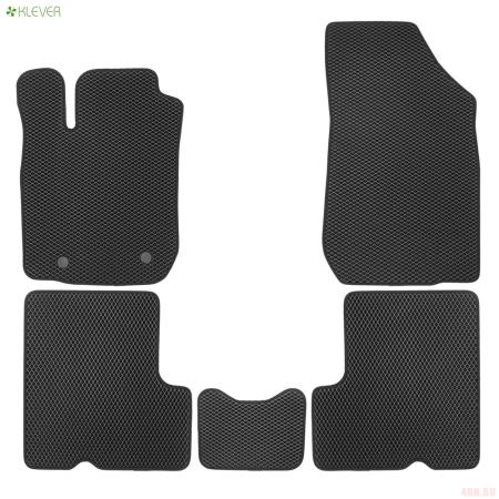 Коврики салона EVA для Renault Logan (2004-2014) с черной окантовкой 5 шт. № EVA.B.0504102522110k