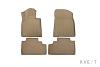 Коврики салона Kvest Premium для Lexus RX 350 (2015-2022) бежевые № KVESTLEX00001Kb