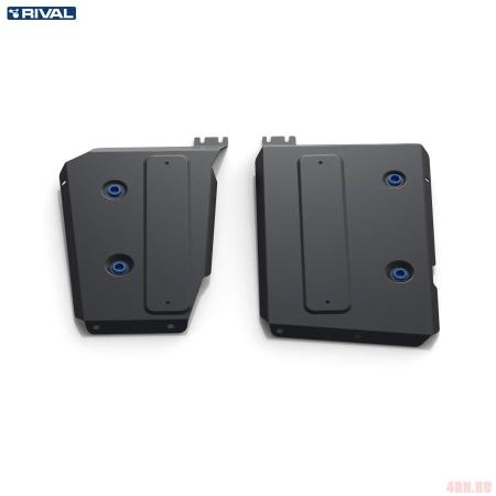 Защита топливных баков для Skoda Karoq (2020-2025) полный привод № 111.5123.1