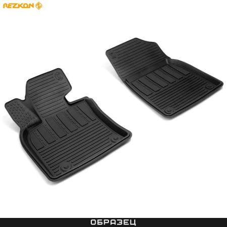 Коврики салона Rezkon передние резиновые для Renault Duster 4x4 (2015-2020) № 1529050300