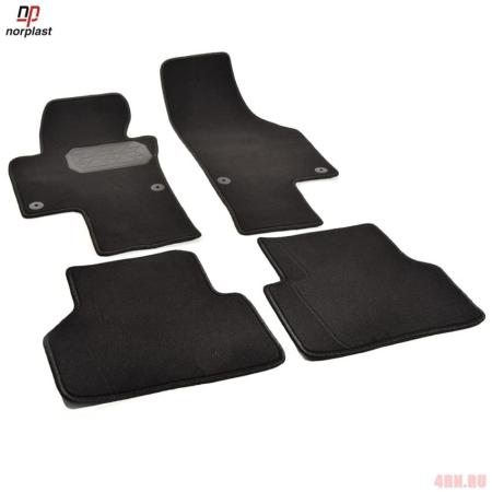 Коврики салона Norplast текстильные для Volkswagen Tiguan (2011-2016) № NPL-VTe-950-501a