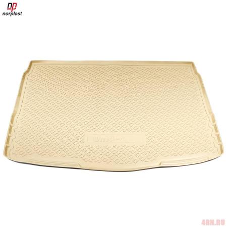 Коврик в багажник Norplast бежевый для Nissan Qashqai (2014-2021) № NPA00-T61-604-B