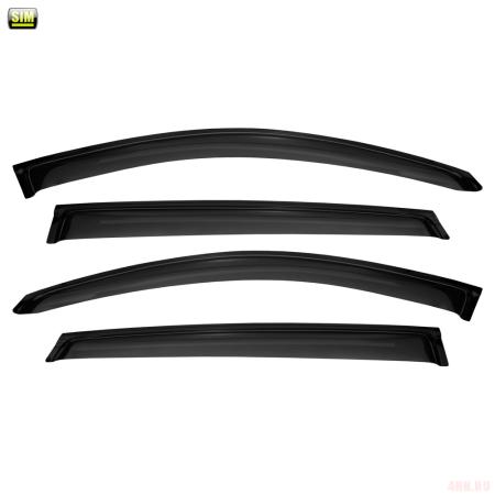 Дефлектор боковых окон для EXEED LX (2021-2025) № SCRELX2132