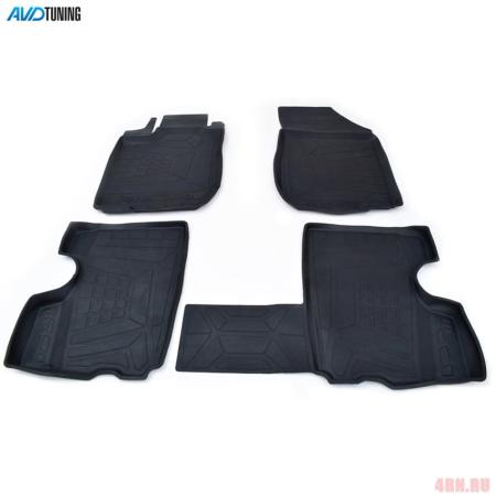 Коврики салона AVD Tuning для Lada (ВАЗ) Largus (2012-2025) 5 мест № ADRPLR276