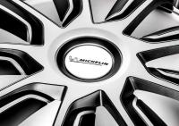 Колпаки колесные MICHELIN 13", "49 Верон", серебристо-черные, 4 шт. № 300720