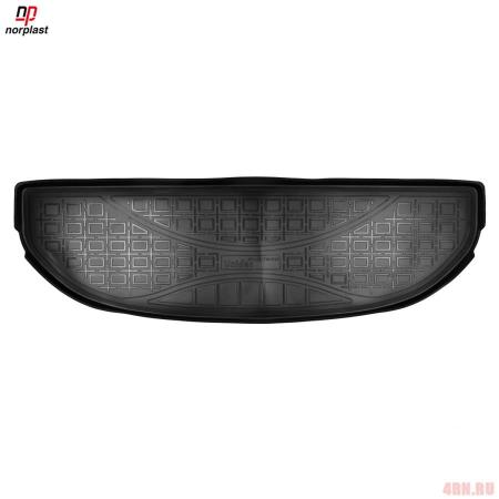 Коврик в багажник Norplast для Hyundai Santa Fe (2018-2020) (7 мест, короткий) № NPА00-T31-532