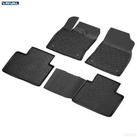 Коврики салона литьевые для Geely Atlas 4WD (2023-2025) № 61903002