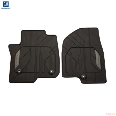 Коврики салона передние Премиум оригинальные для Chevrolet Tahoe (2021-2025) темно-коричневый № 84701520