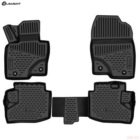 Коврики 3D салона для Mazda CX-8 (2022-2024) № ELEMENT3DAN0630210k