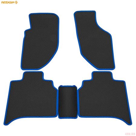 Коврики салона EVA резиновые для Great Wall Hover H5 (2011-2017) с синим кантом № 9018005103